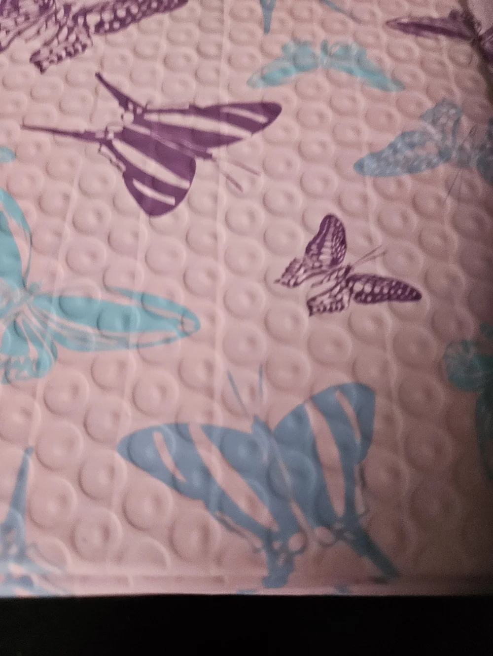 10 Purple Butterfly Bubble Mailers